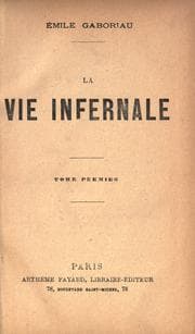Tapa de La vie infernale