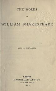 Tapa de Histories (Coriolanus / King Henry IV. Part 1 / King Henry IV. Part 2 / King Henry V / King Henry VI. Part 1 / King Henry VI. Part 2 / King Henry VI. Part 3 / King Henry VIII / King John / King Richard II / King Richard III / Titus Andronicus / Troilus and Cressida)