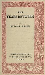 Tapa de The years between