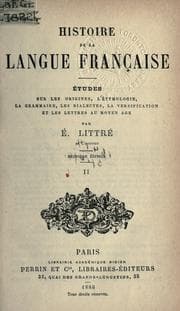Tapa de Histoire de la langue française