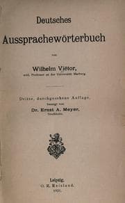 Tapa de Deutsches Aussprachewörterbuch