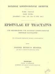 Tapa de Ecclesiae londino-batavae archivum
