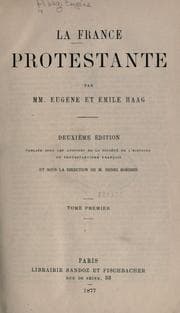 Tapa de La France protestante