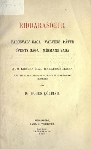 Tapa de Riddarasögur