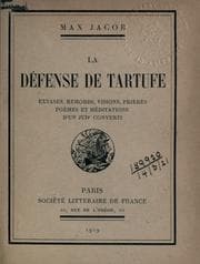 Tapa de La défense de Tartufe