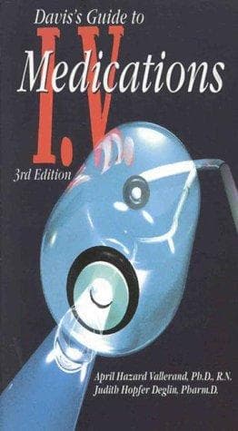 Tapa de Davis's guide to IV medications