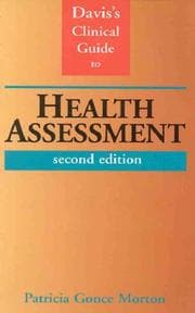 Tapa de Davis's Clinical Guide to Health Assessment