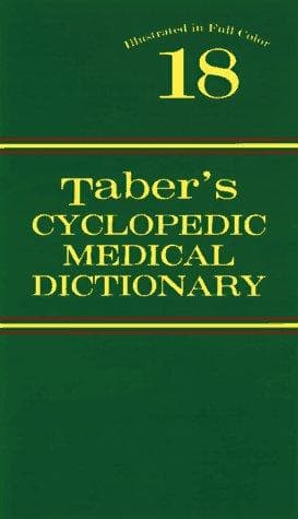 Tapa de Taber's Cyclopedic Medical Dictionary