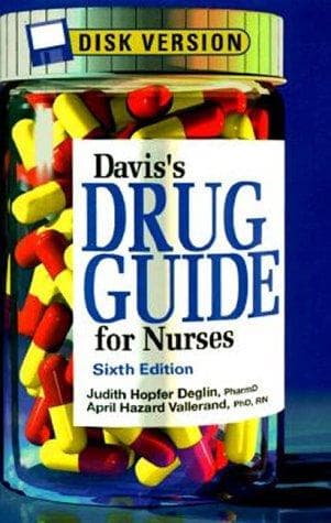 Tapa de Davis's drug guide for nurses