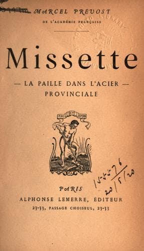 Tapa de Missette