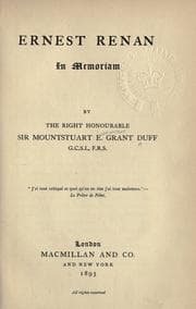 Tapa de Ernest Renan