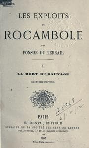 Tapa de Les exploits de Rocambole