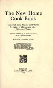 Tapa de The New home cook book
