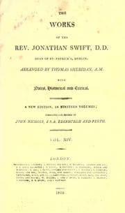 Tapa de The works of the Rev. Jonathan Swift, D.D. ..