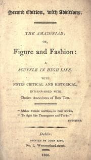 Tapa de The Amazoniad; or, Figure and fashion