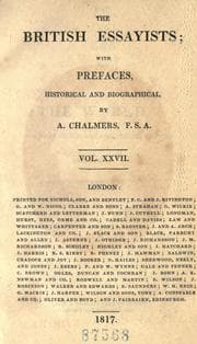 Tapa de The British essayists