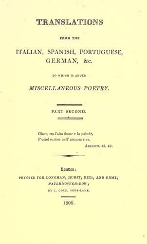 Tapa de Miscellaneous poetry