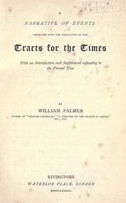 Tapa de A narrative of events connected with the publication of the Tracts for the times