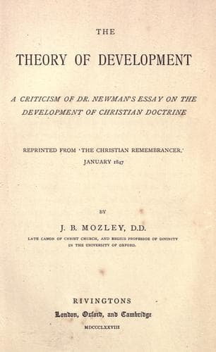 Tapa de The theory of development