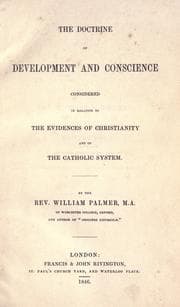 Tapa de The doctrine of development and conscience considered in relation to the evidences of Christianity and of the Catholic system