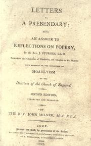 Tapa de Letters to a prebendary