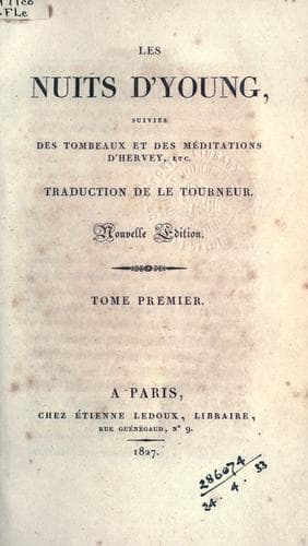 Tapa de Les nuits