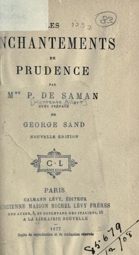 Tapa de Les enchantements de Prudence