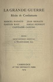 Tapa de La grande guerre