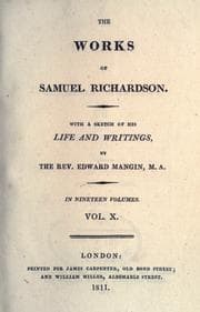 Tapa de The works of Samuel Richardson
