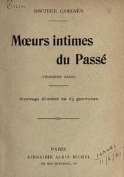 Tapa de Moeurs intimes du passé