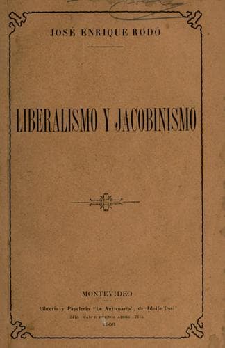 Tapa de Liberalismo y jacobinismo