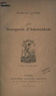 Tapa de Aux bourgeois d'Amsterdam