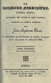 Tapa de Os animaes fallantes
