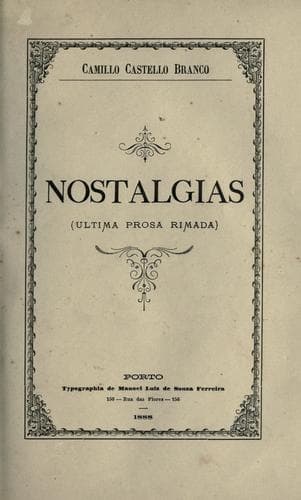 Tapa de Nostalgias