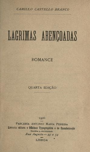 Tapa de Lagrimas abençoadas