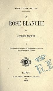Tapa de La rose blanche