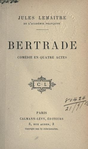 Tapa de Bertrade