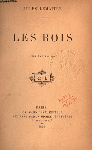 Tapa de Les rois