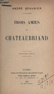 Tapa de Trois amies de Chateaubriand