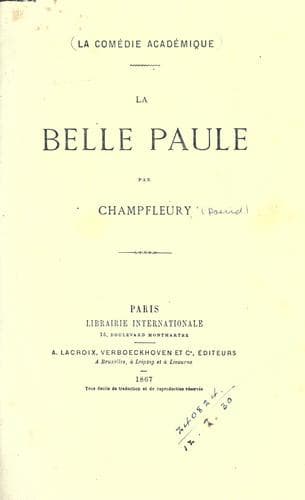 Tapa de La belle Paule