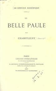 Tapa de La belle Paule
