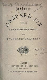 Tapa de Maître Gaspard Fix