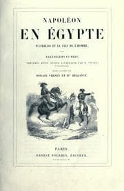 Tapa de Napoléon en Égypte, Waterloo et Le fils de l'homme