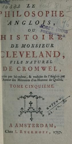Tapa de Le philosophe anglois
