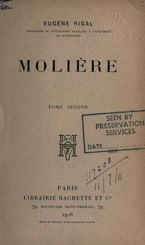 Tapa de Molière