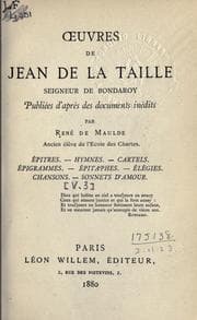 Tapa de Oeuvres
