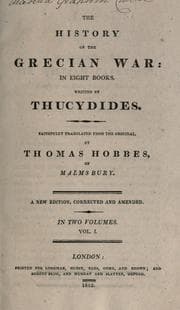 Tapa de The history of the Grecian war, in eight books