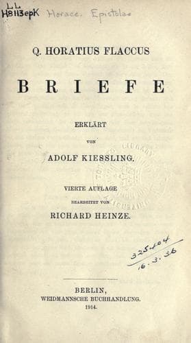 Tapa de Briefe