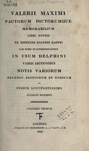 Tapa de Factorum dictorumque memorabilium libri novem