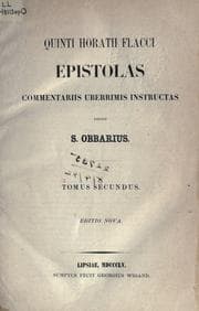 Tapa de Epistolae